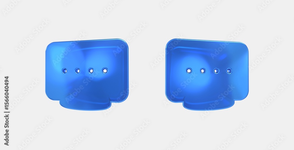 Poster assistant on hub 3d icon on isolate white background