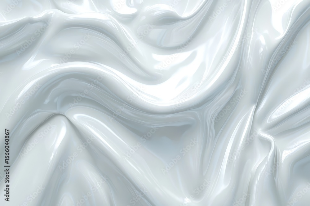 Aufkleber abstract design with smooth lines and soft curves on a white background for modern aesthetic appeal,