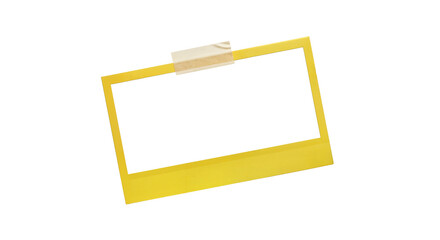 Frame for compositing images of old photos taped to the wall

