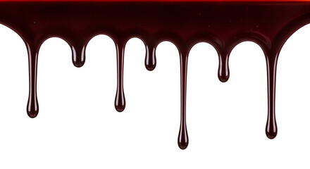 Dripping liquid chocolate background texture
