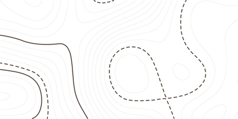 Abstract Topographic Map Background with White Contour Lines Vector Design for Web and Print.
