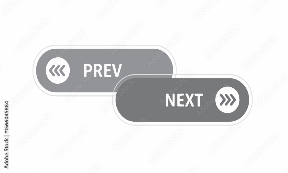 Poster navigation buttons with 