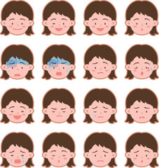 Face icons, So many little expressions—Each one capturing the charm of childhood.