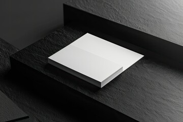 High Detail Picture of Minimalist Stationary and Business Card Mockup