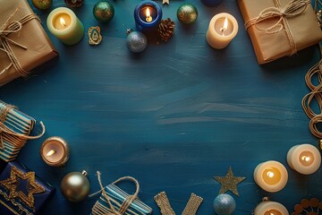 Detailed Visual  of Top View on Hanukkah Merchandising