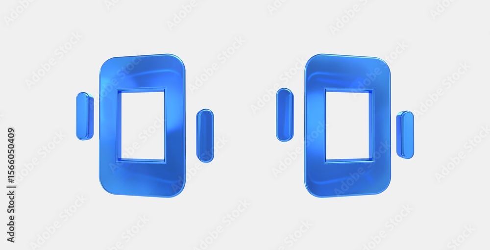 Poster edgesensor low 3d icon on isolate white background