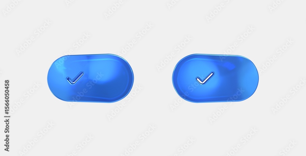 Poster edit attributes 3d icon on isolate white background