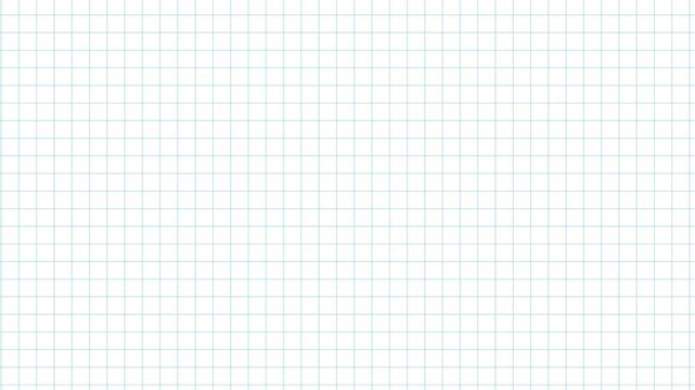 斜めに動く水色のグリッドの背景バナー素材 -シンプルな薄い方眼のムービー - 16:9