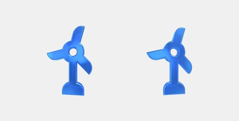 energy 3D icon on isolate white background