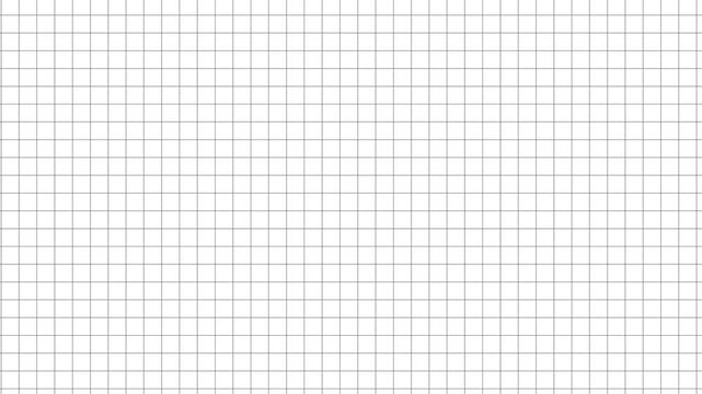 斜めに動く薄いグレーのグリッドの背景バナー素材 -シンプルな薄い方眼のムービー - 16:9