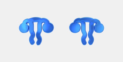 gynecology 3D icon on isolate white background