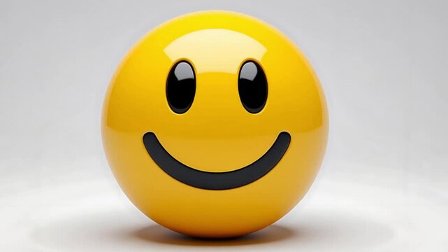 smiling yellow emoji with winking face and on colored background world emoji day celebration joyful digital illustration concept of social media marketing mobile app desi