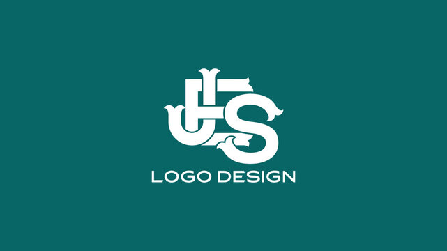 Bold JES monogram logo with interlocked block-style letters, ideal for construction, tech, or professional business branding