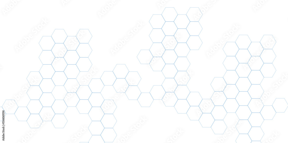Poster abstract white hexagonal background. luxury white pattern. futuristic abstract honeycomb technology 