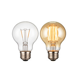 light bulb isolated  isolated on a transparent background.