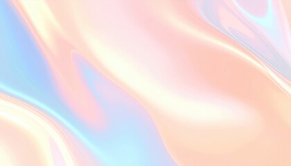 Soft Colorful Abstract Fluid Background in Pastel Hues and Swirls