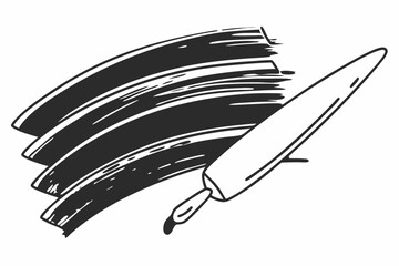 vector illustration of a pen and ink