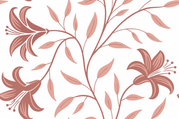 seamless pattern with flowers