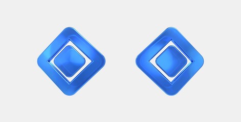 nearby 3D icon on isolate white background