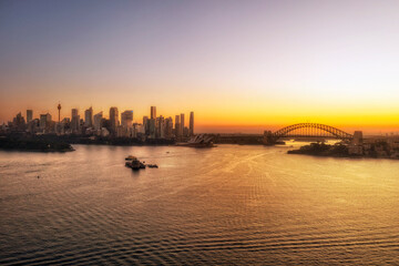 D Sydney Cremorne Landmarks gold