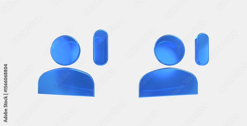 Poster nest wake on approach 3d icon on isolate white background