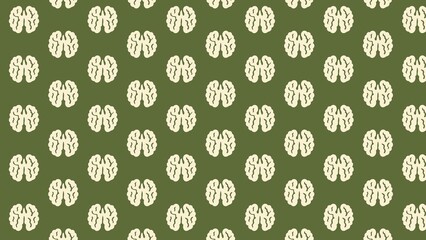 Vector dry fruits pattern design multicoloured