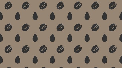 Vector dry fruits pattern design multicoloured