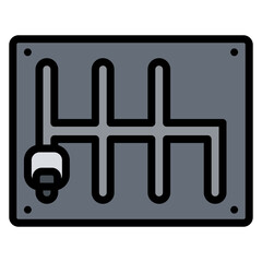 Manual Transmission icon vector image. Can be used for Automotive Dealership.