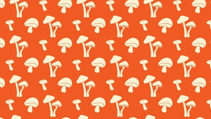 vector mushrooms pattern design