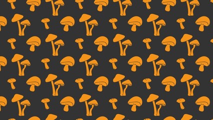 vector mushrooms pattern design