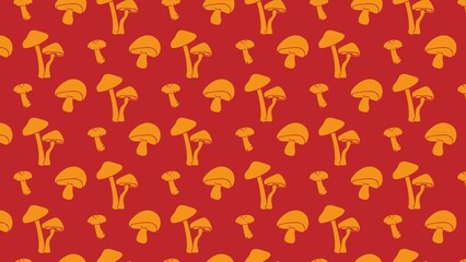 vector mushrooms pattern design