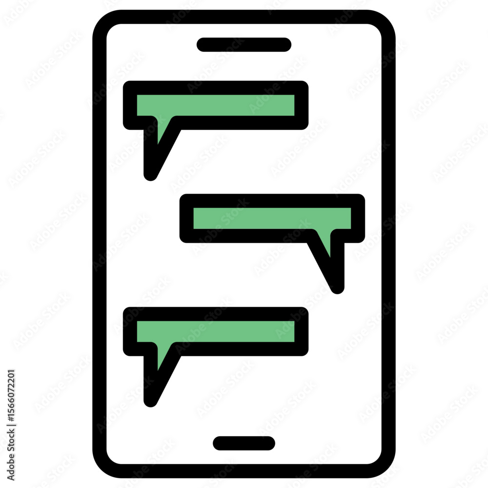 Poster messaging icon vector image. can be used for public relations agency.
