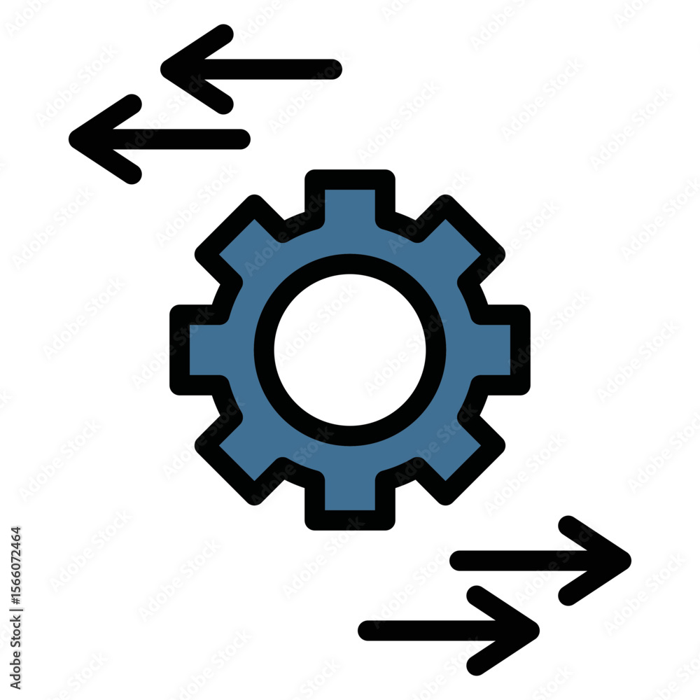 Poster automation icon vector image. can be used for game development.
