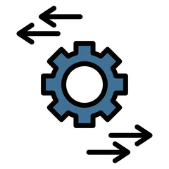 Automation icon vector image. Can be used for Game Development.