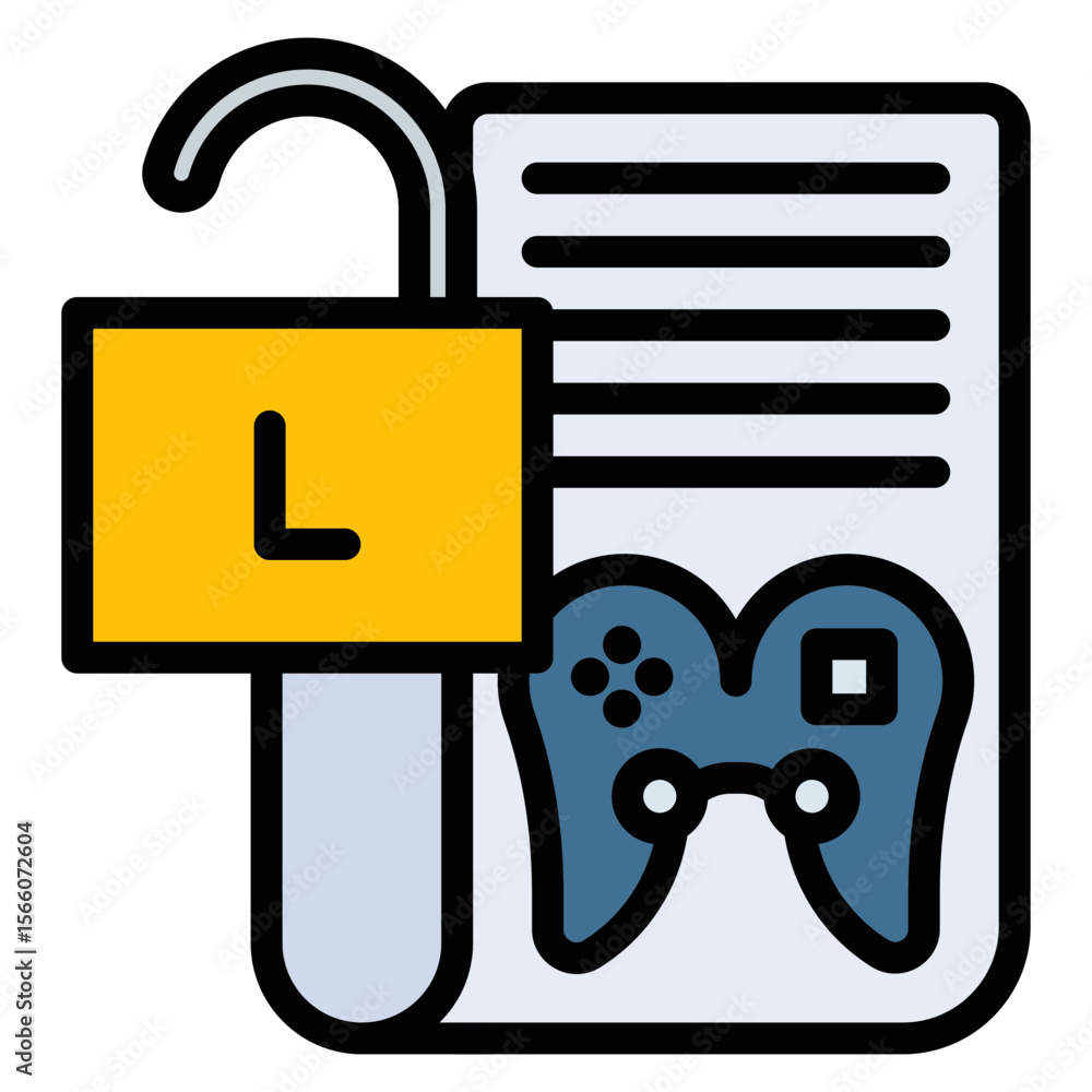 Poster drm free icon vector image. can be used for game development.