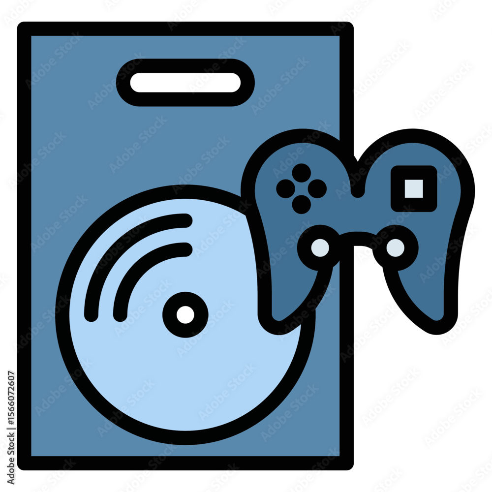 Poster dvd edition icon vector image. can be used for game development.