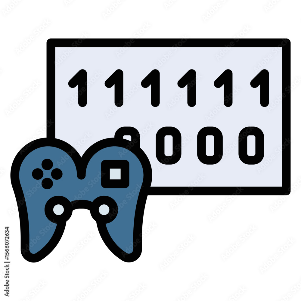 Poster digital edition icon vector image. can be used for game development.