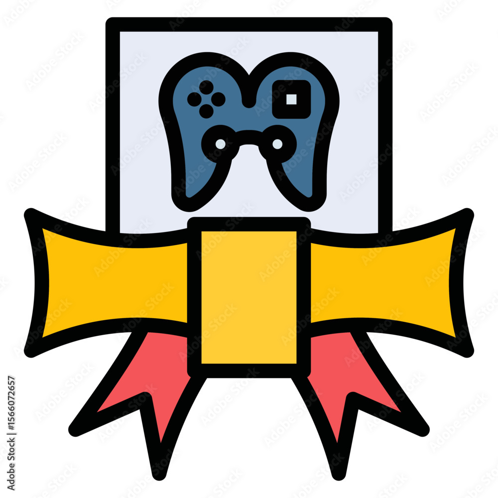 Poster gotty edition icon vector image. can be used for game development.