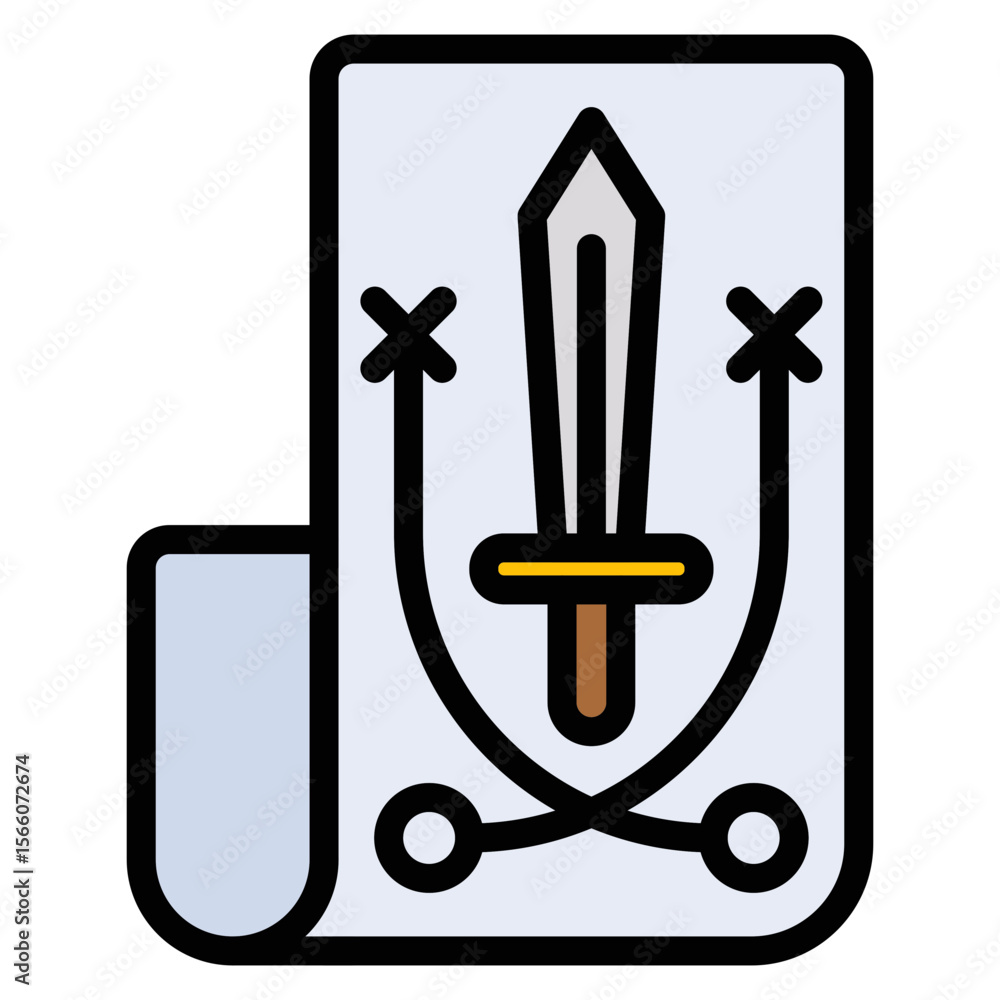 Poster game concept icon vector image. can be used for game development.