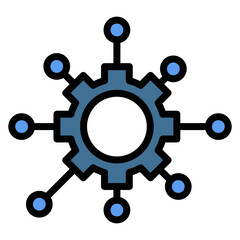 Obraz premium Framework icon vector image. Can be used for Game Development.