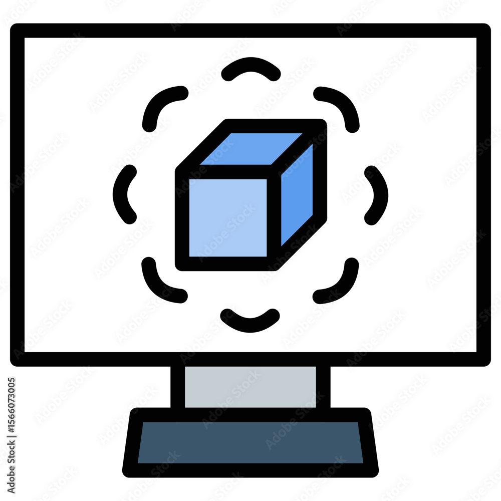 Aufkleber simulation icon vector image. can be used for game development.