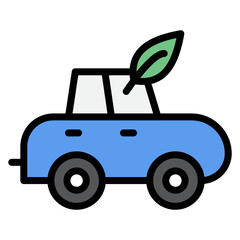 Eco Transport icon vector image. Can be used for Personal Transportation.