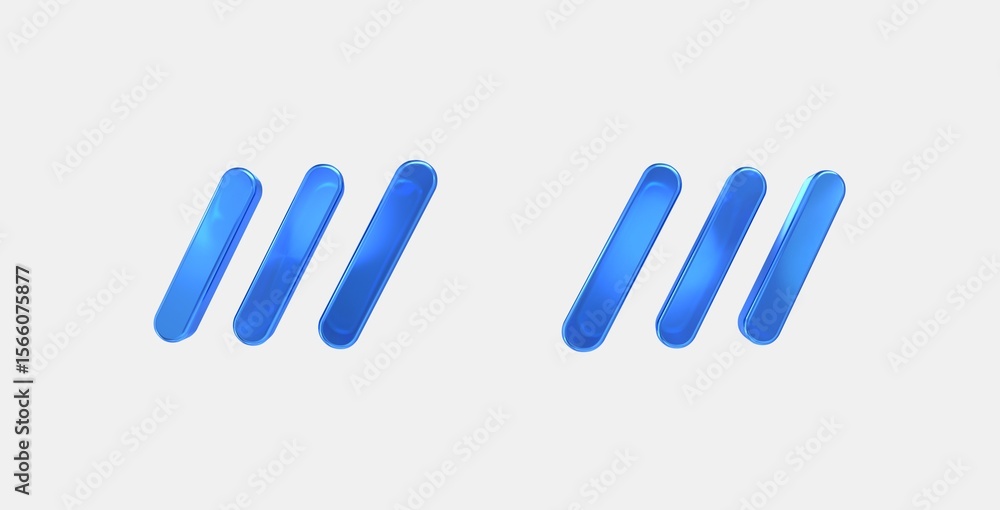 Poster process chart 3d icon on isolate white background