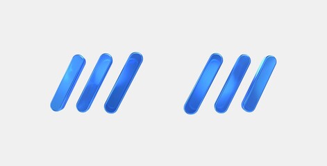 process chart 3D icon on isolate white background