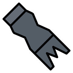 Compensator icon vector image. Can be used for Battle Royale.