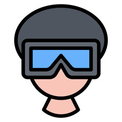 Headgear icon vector image. Can be used for Battle Royale.
