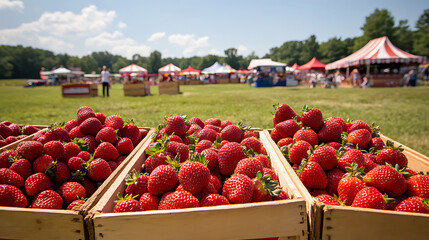 Sweet Celebrations at the Strawberry Festival in the United States