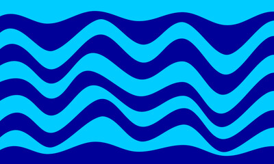 Fototapeta premium blue stripes lines wave curves funny style flag curtain graphic abstract background