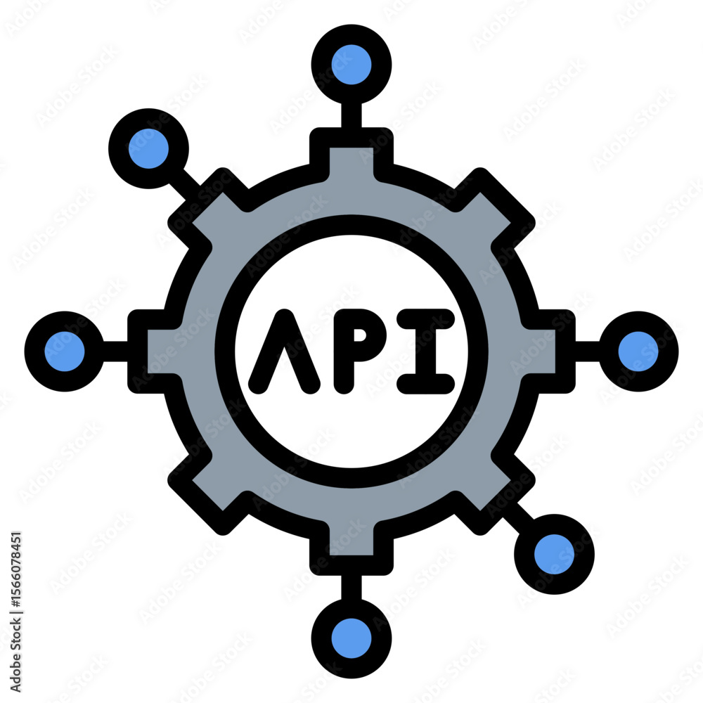 Poster api icon vector image. can be used for airline.