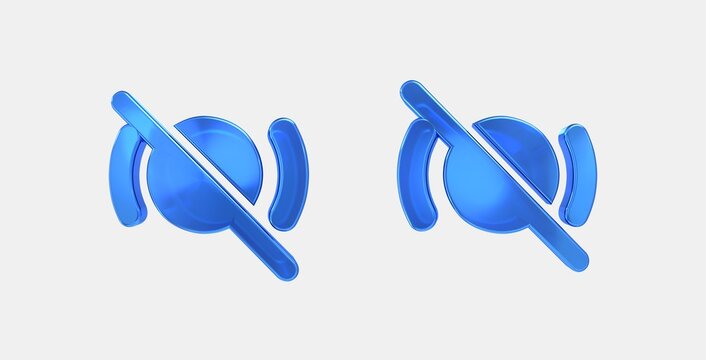 sensors krx off 3D icon on isolate white background